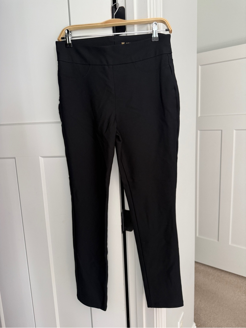 Honeylove Black Ponte Skinny Ankle Pants